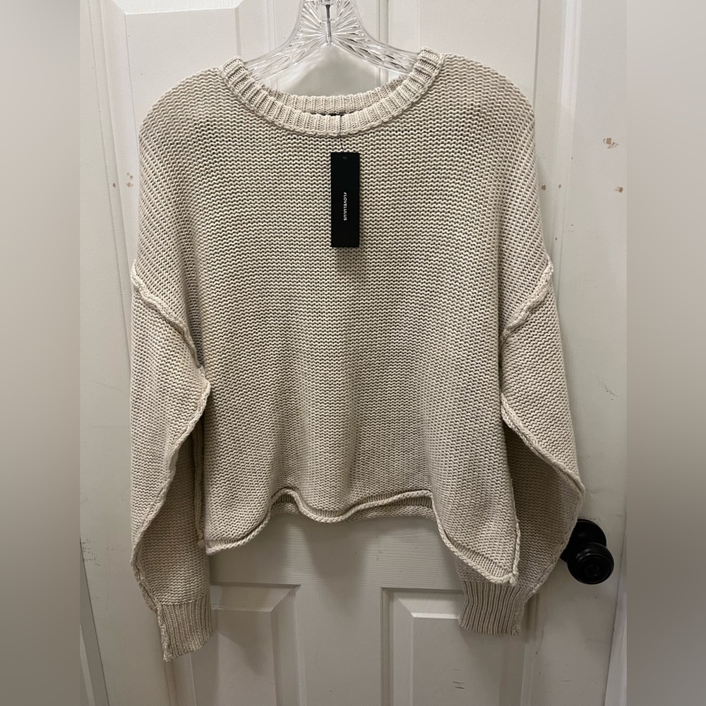 NWT Lulu’s Women’s Sweater - Cream - Sz Small